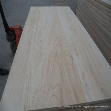 Precio de fábrica de madera de tablero de madera blanca de Paulownia